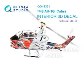 Декаль интерьера кабины AH-1G (Special Hobby)